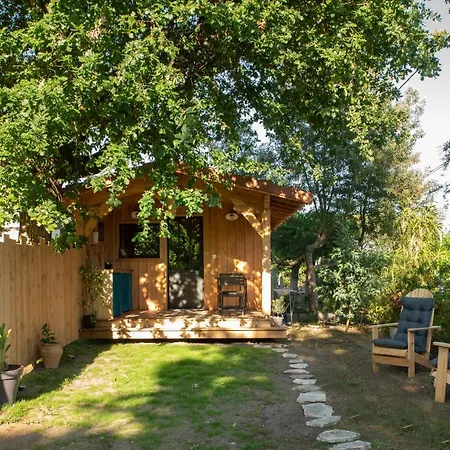Joli Chalet En Bois A 7 Mn Des Plages Du Bassin D'Arcachon Andernos-les-Bains Exterior foto